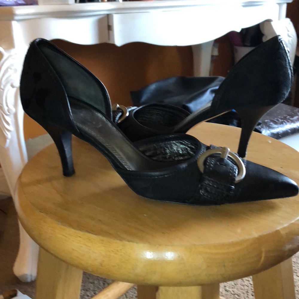 Coach black shoes